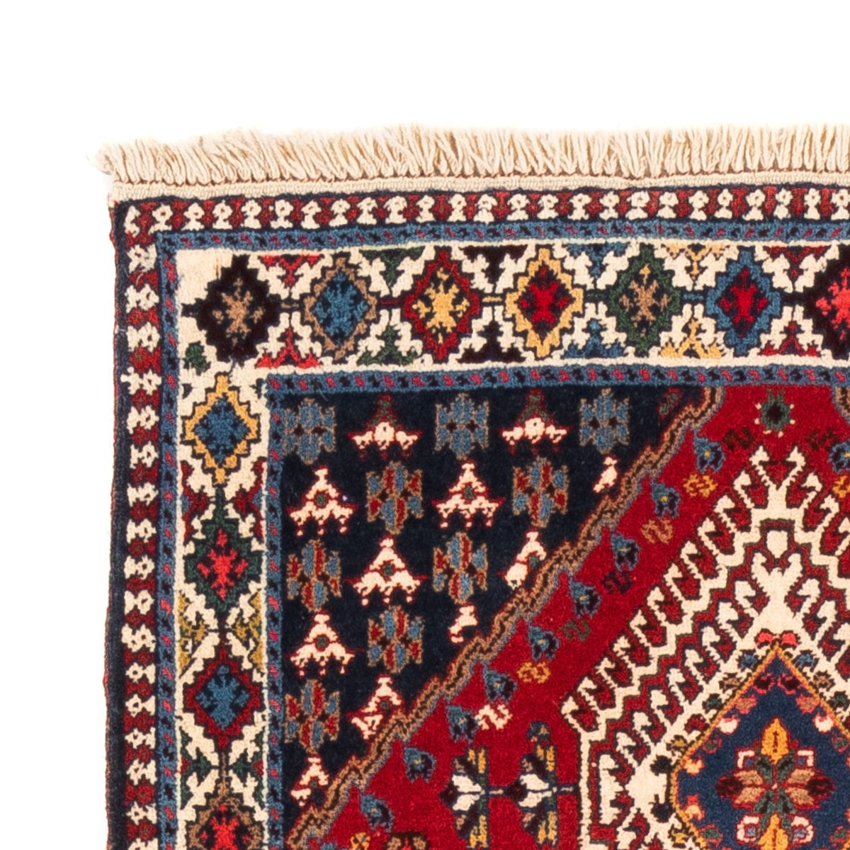 Alfombra de pasillo Alfombra persa - Nómada - 198 x 80 cm - rojo