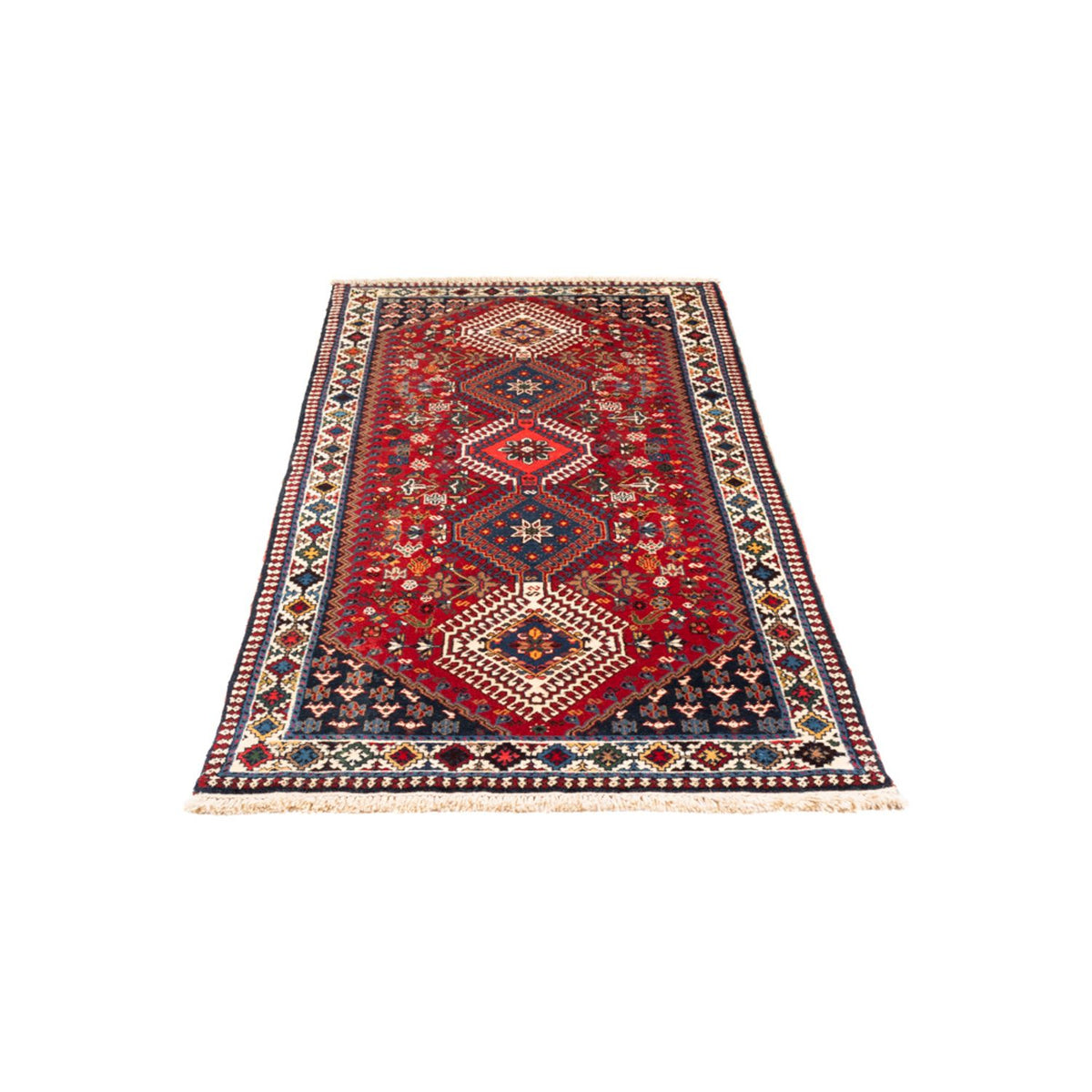 Alfombra de pasillo Alfombra persa - Nómada - 198 x 80 cm - rojo