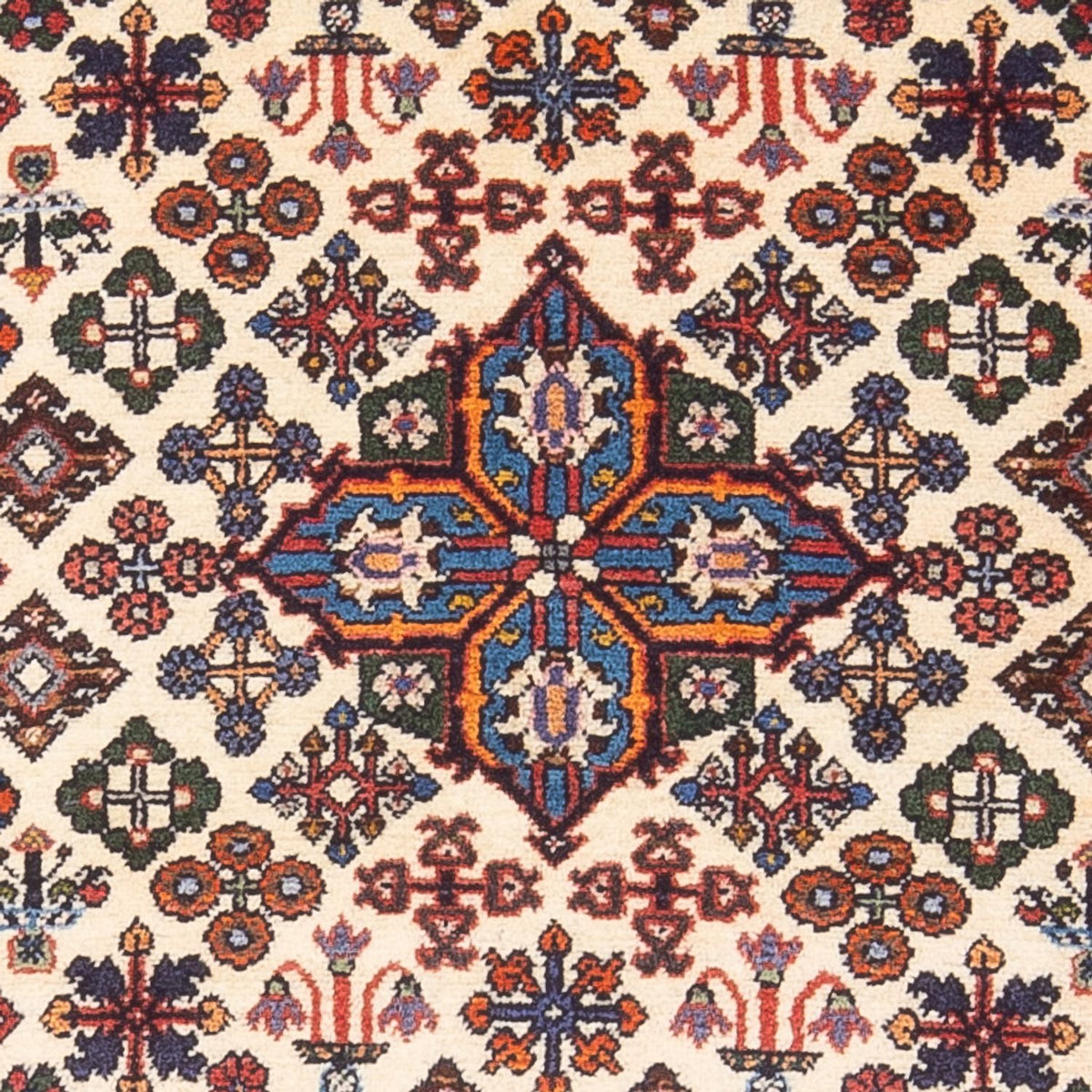 Alfombra de pasillo Alfombra persa - Nómada - 165 x 65 cm - crema