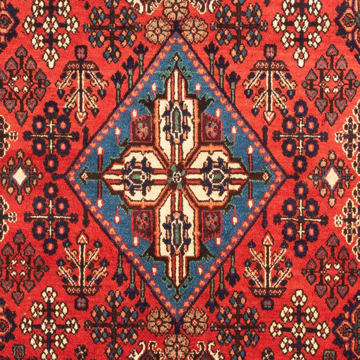 Alfombra persa - Nómada - 156 x 105 cm - rojo
