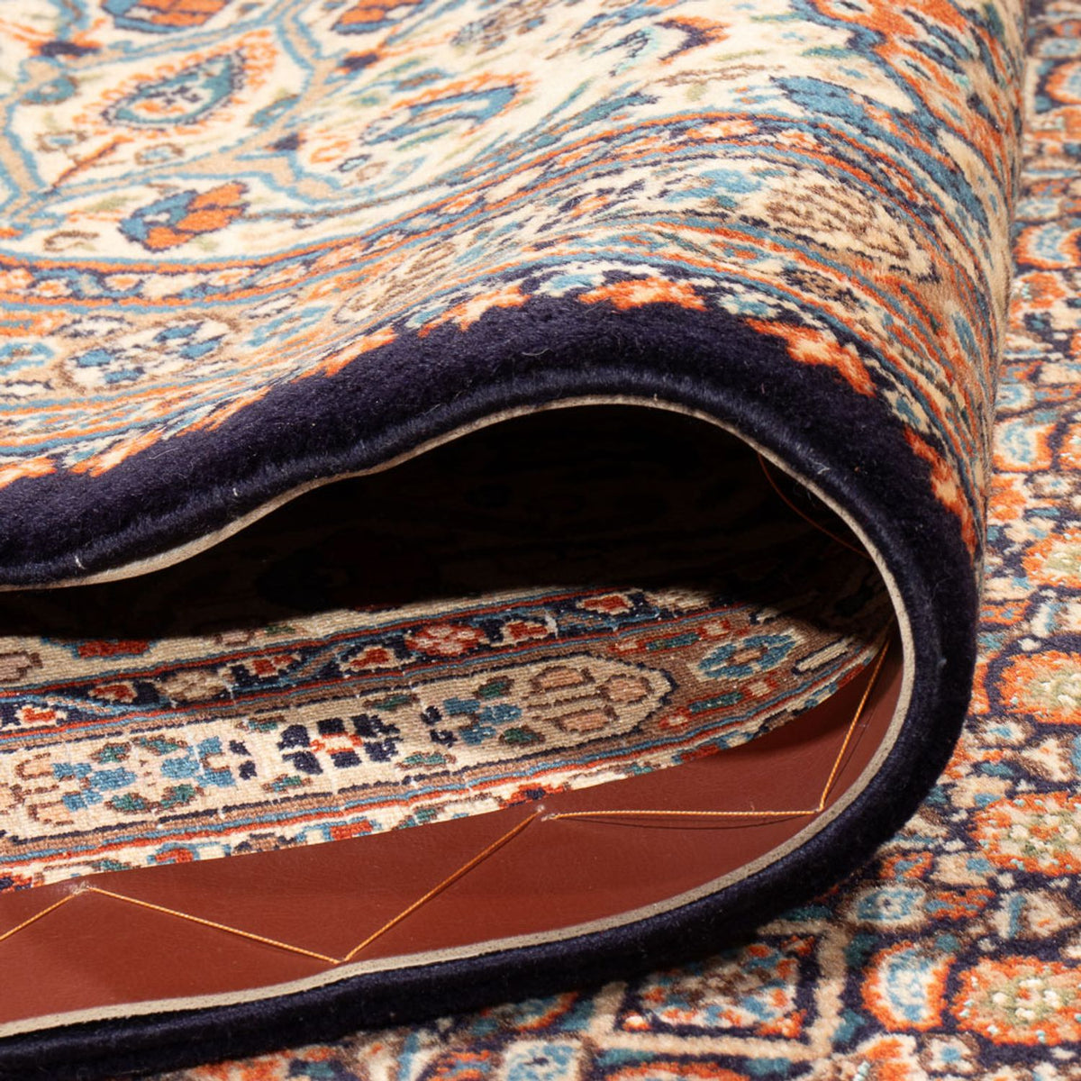 Alfombra persa - Clásica - 335 x 243 cm - azul oscuro