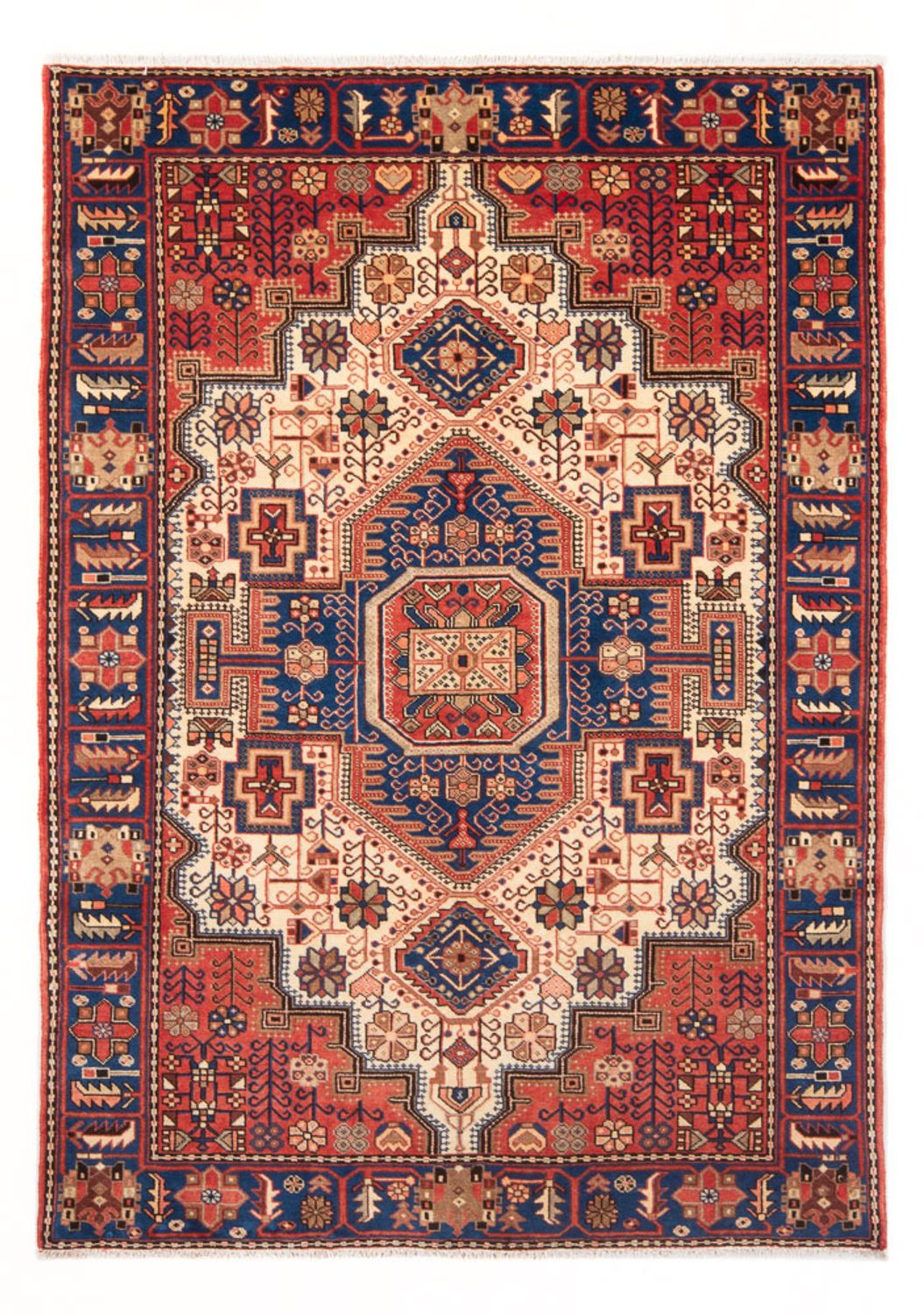 Alfombra persa - Nómada - 205 x 137 cm - azul