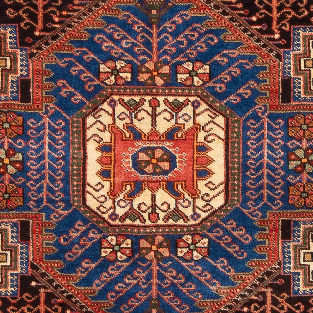 Alfombra persa - Nómada - 205 x 148 cm - azul