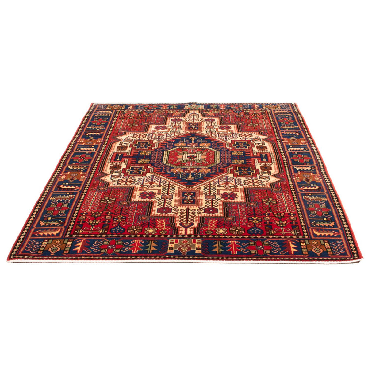 Alfombra persa - Nómada - 200 x 146 cm - azul