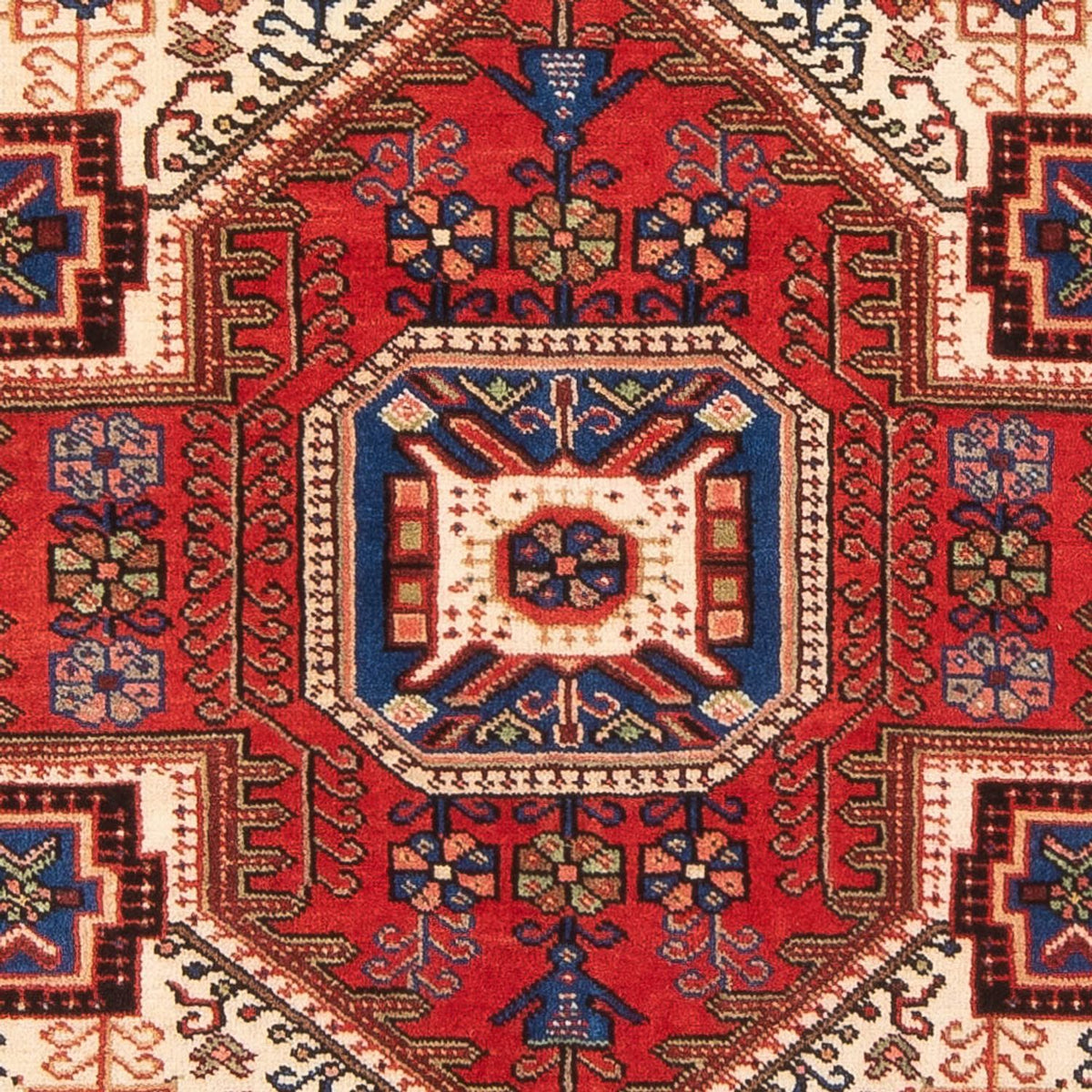 Alfombra persa - Nómada - 201 x 132 cm - rojo