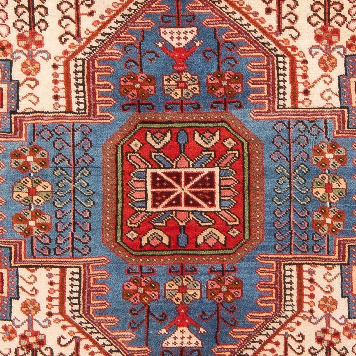 Alfombra persa - Nómada - 199 x 150 cm - azul
