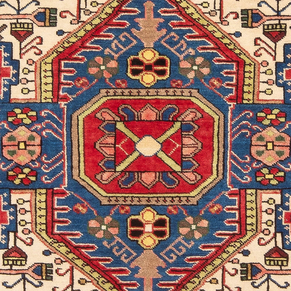 Alfombra persa - Nómada - 202 x 130 cm - azul