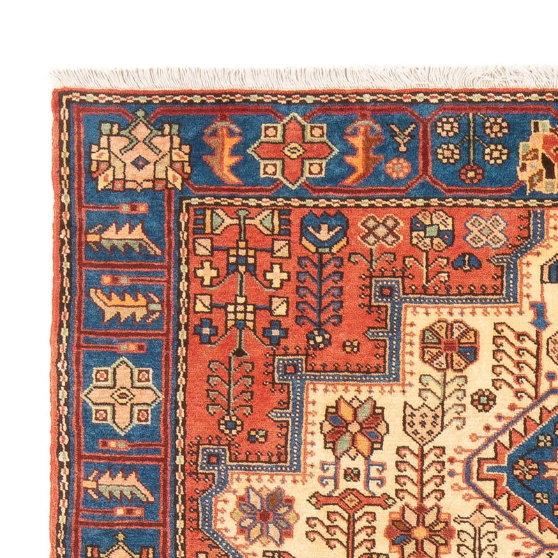 Alfombra persa - Nómada - 195 x 138 cm - azul