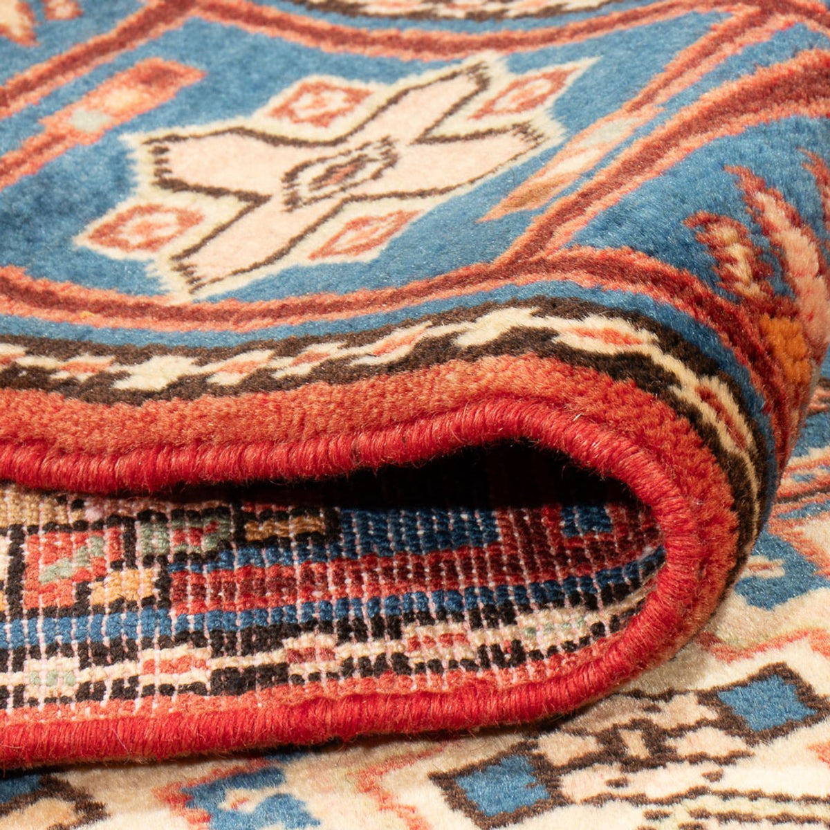 Alfombra persa - Nómada - 195 x 138 cm - azul