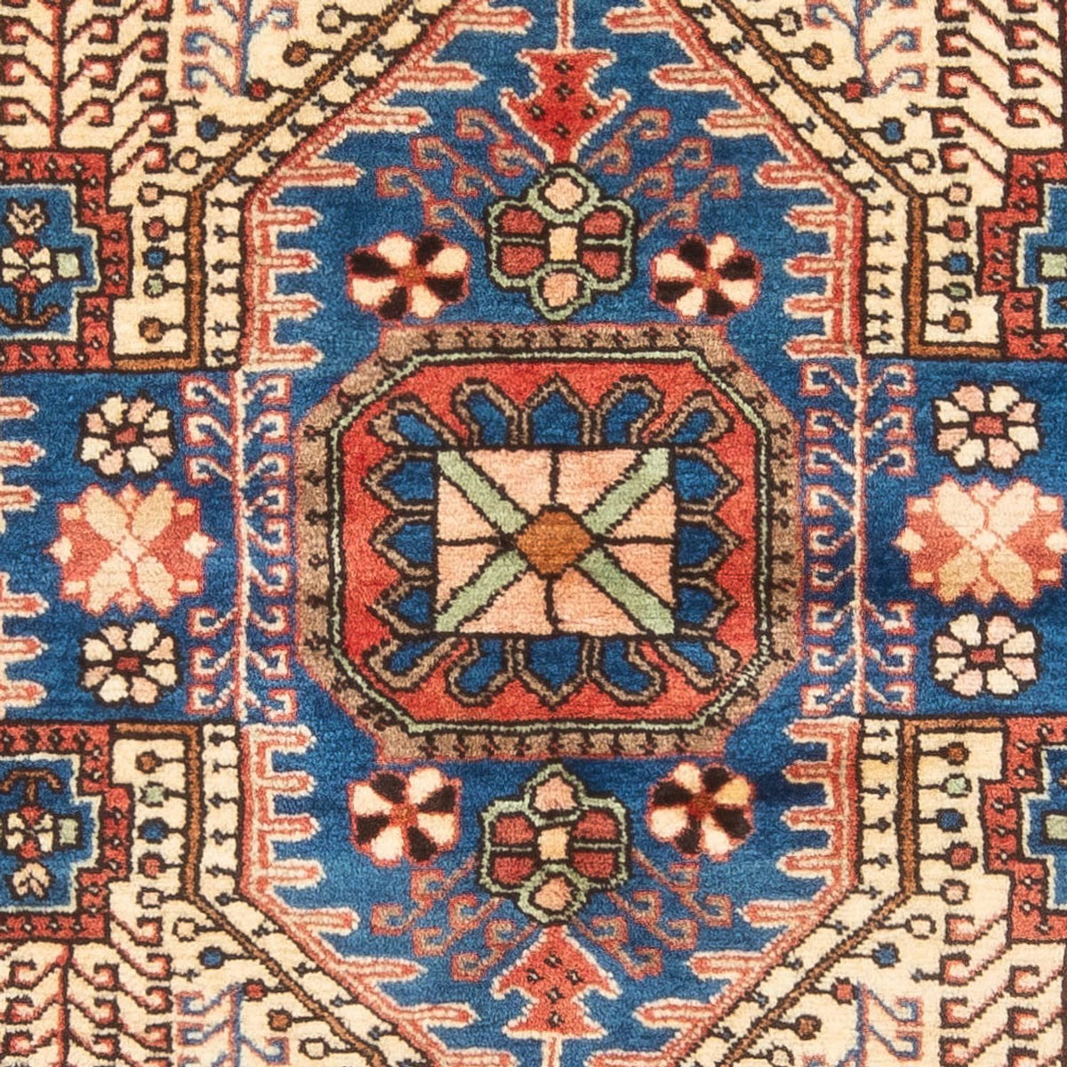Alfombra persa - Nómada - 194 x 135 cm - azul