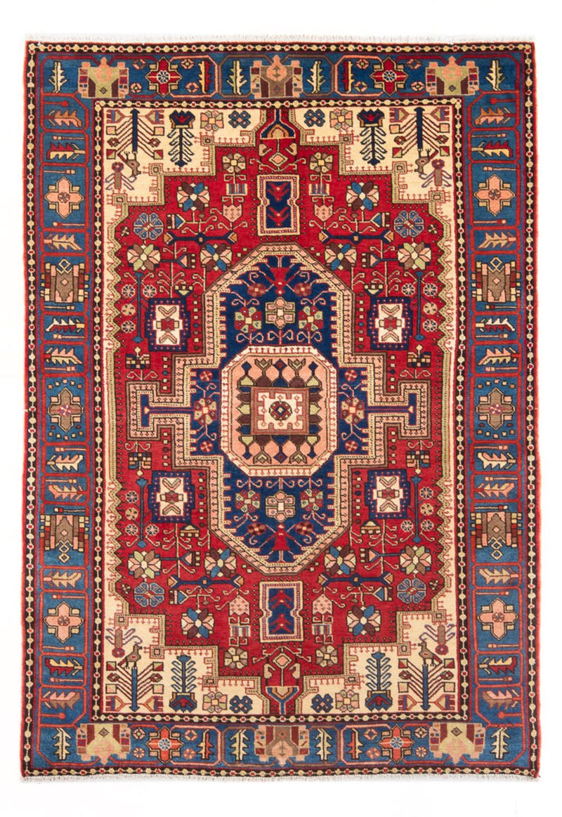 Alfombra persa - Nómada - 196 x 147 cm - azul