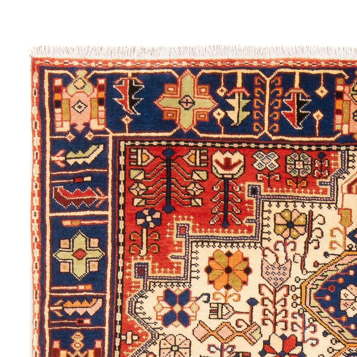 Alfombra persa - Nómada - 186 x 136 cm - rojo