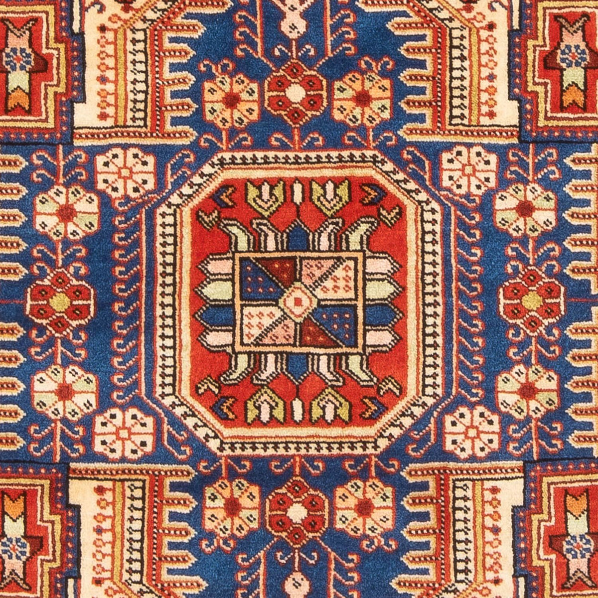 Alfombra persa - Nómada - 197 x 145 cm - azul