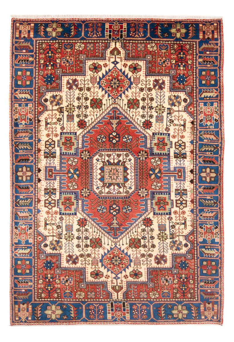 Alfombra persa - Nómada - 203 x 140 cm - rojo