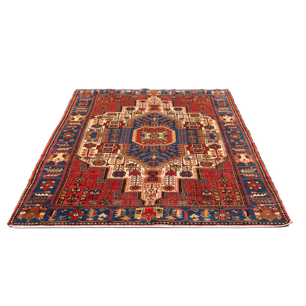 Alfombra persa - Nómada - 205 x 138 cm - azul