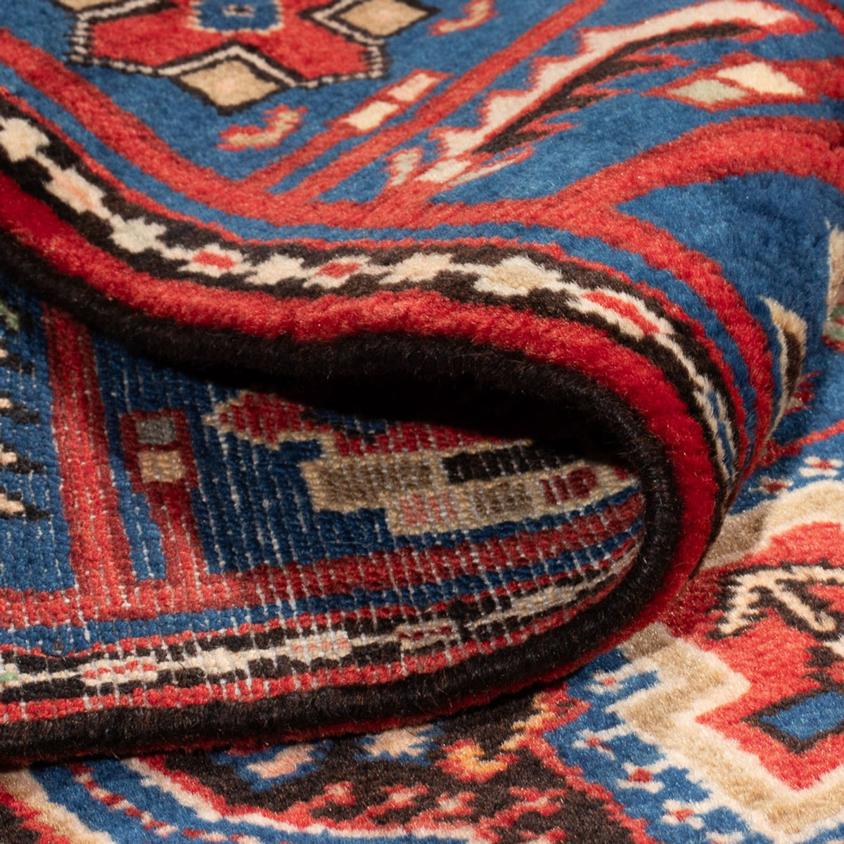 Alfombra persa - Nómada - 195 x 140 cm - azul