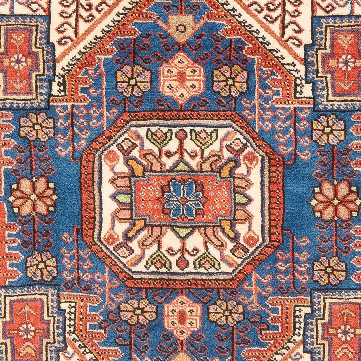 Alfombra persa - Nómada - 212 x 138 cm - azul
