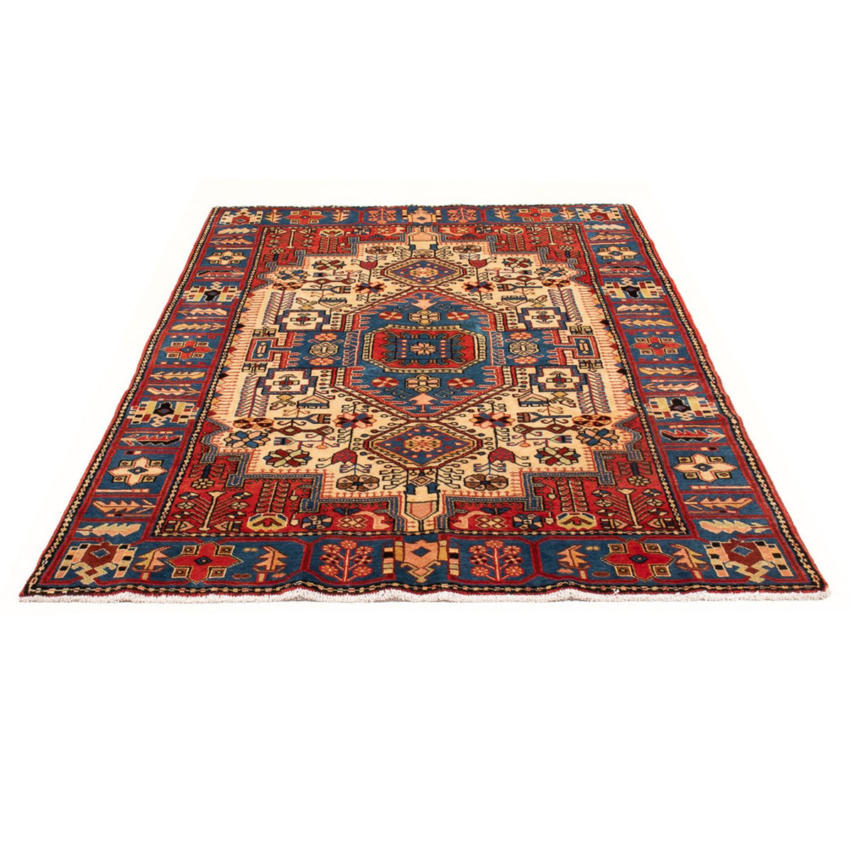 Alfombra persa - Nómada - 200 x 134 cm - azul