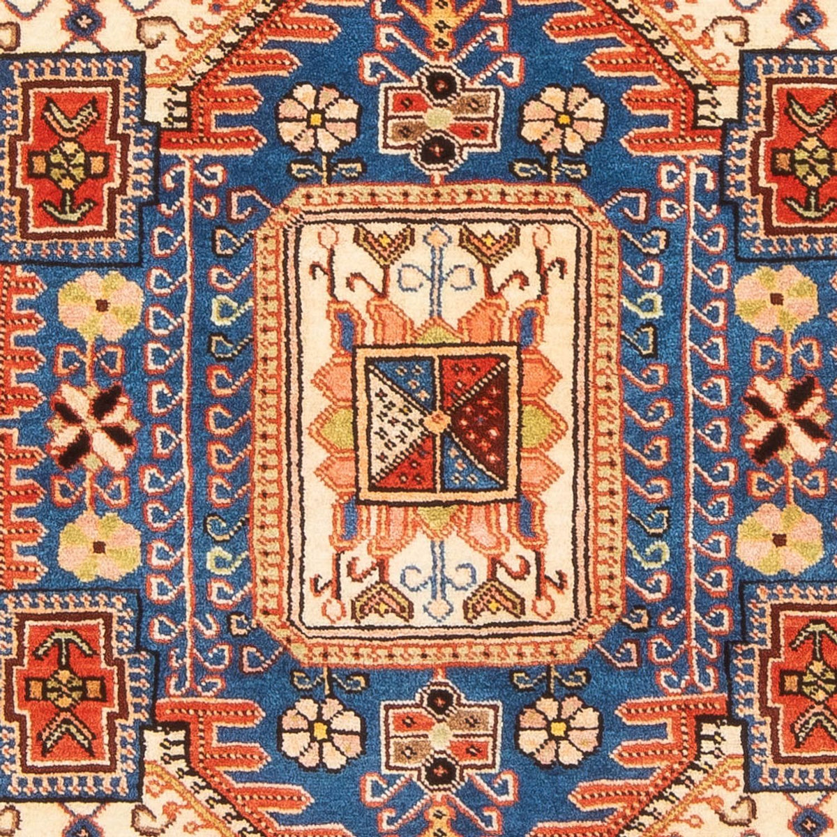 Alfombra persa - Nómada - 203 x 142 cm - azul