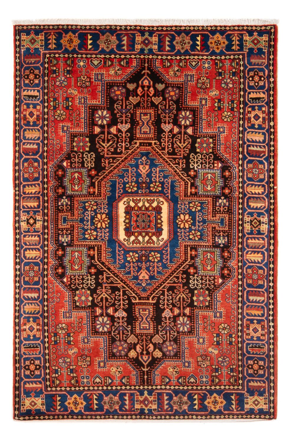 Alfombra persa - Nómada - 204 x 142 cm - azul