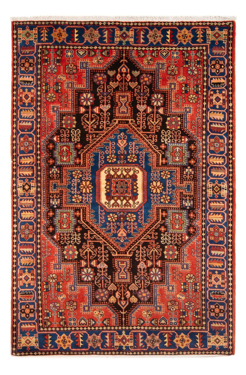 Alfombra persa - Nómada - 204 x 142 cm - azul