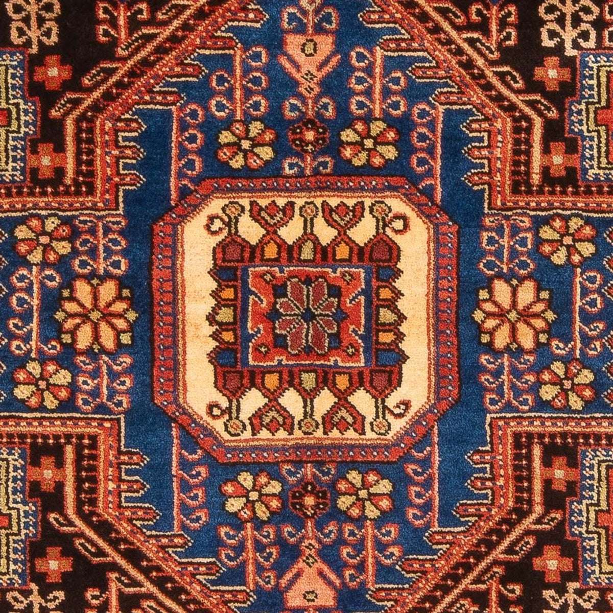 Alfombra persa - Nómada - 204 x 142 cm - azul