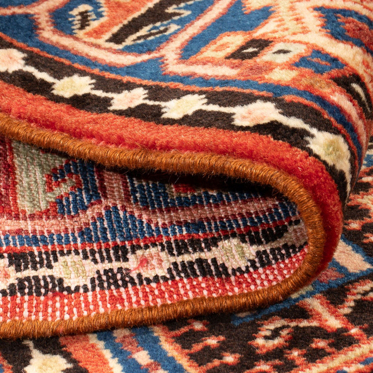 Alfombra persa - Nómada - 204 x 142 cm - azul