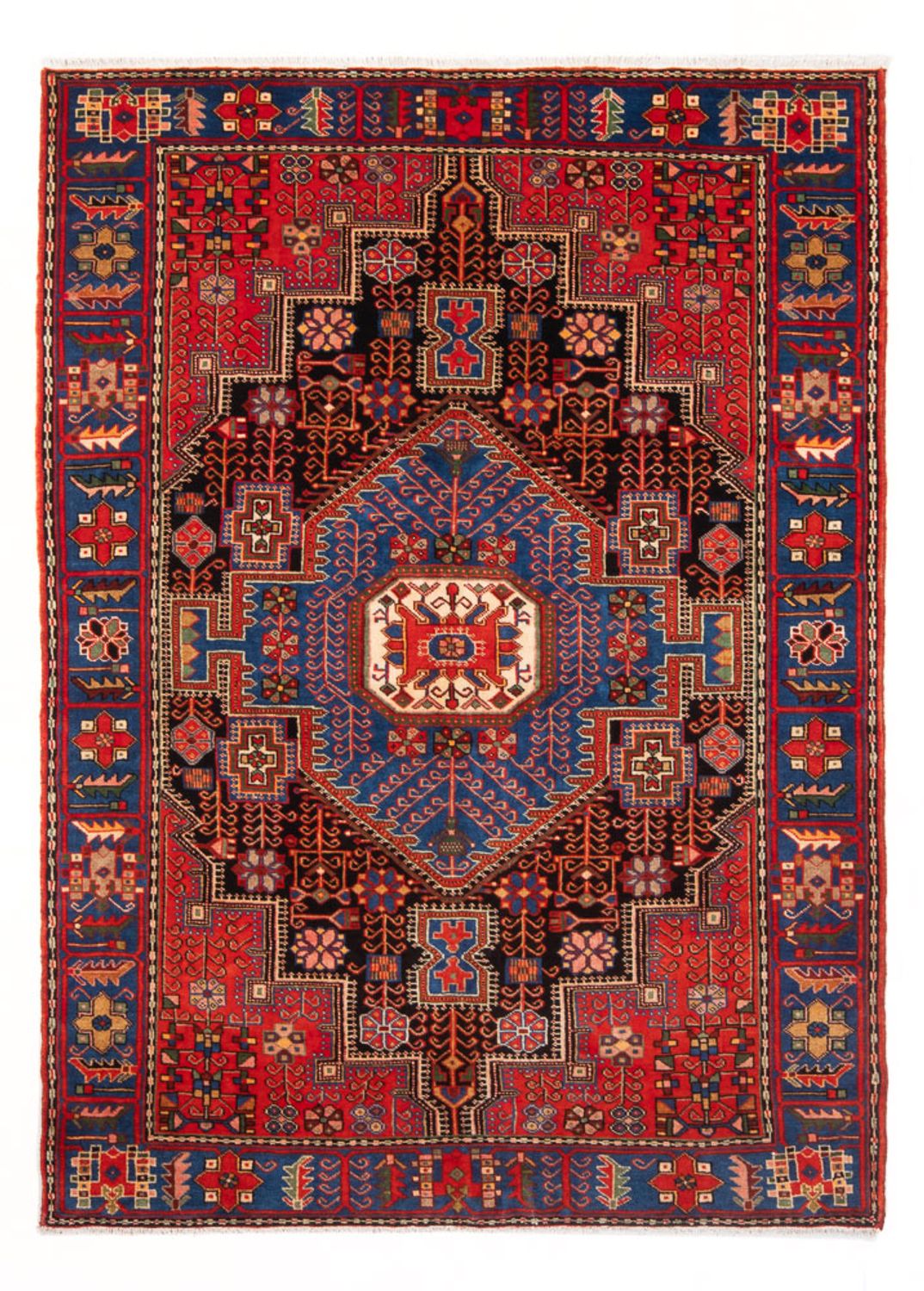 Alfombra persa - Nómada - 200 x 140 cm - azul