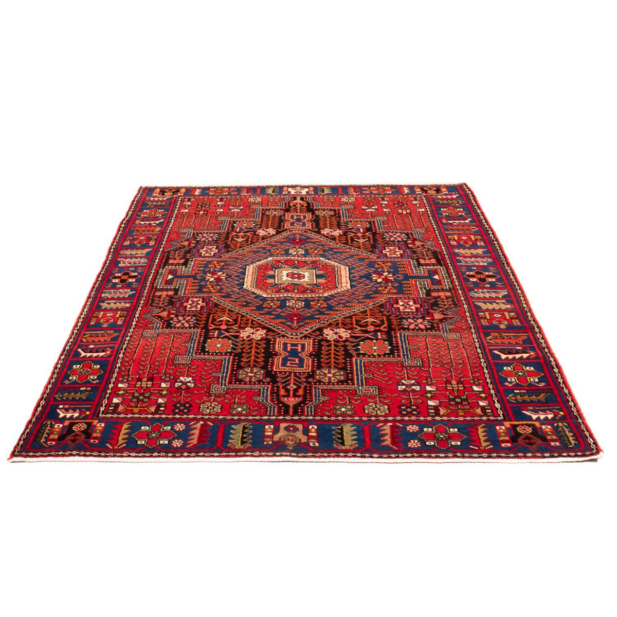 Alfombra persa - Nómada - 195 x 136 cm - azul