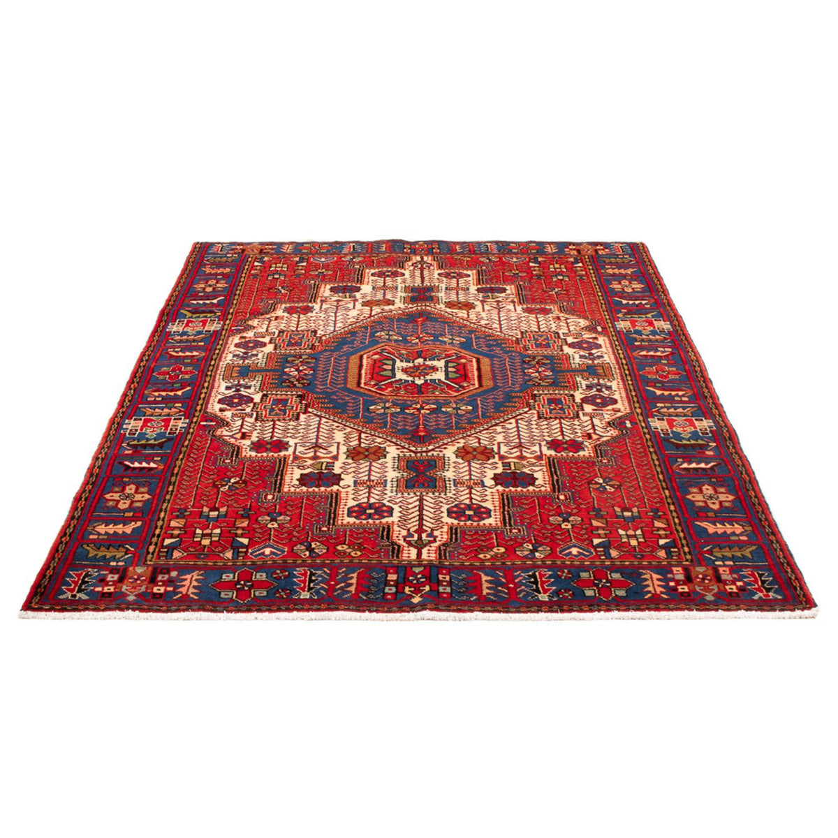 Alfombra persa - Nómada - 195 x 135 cm - azul