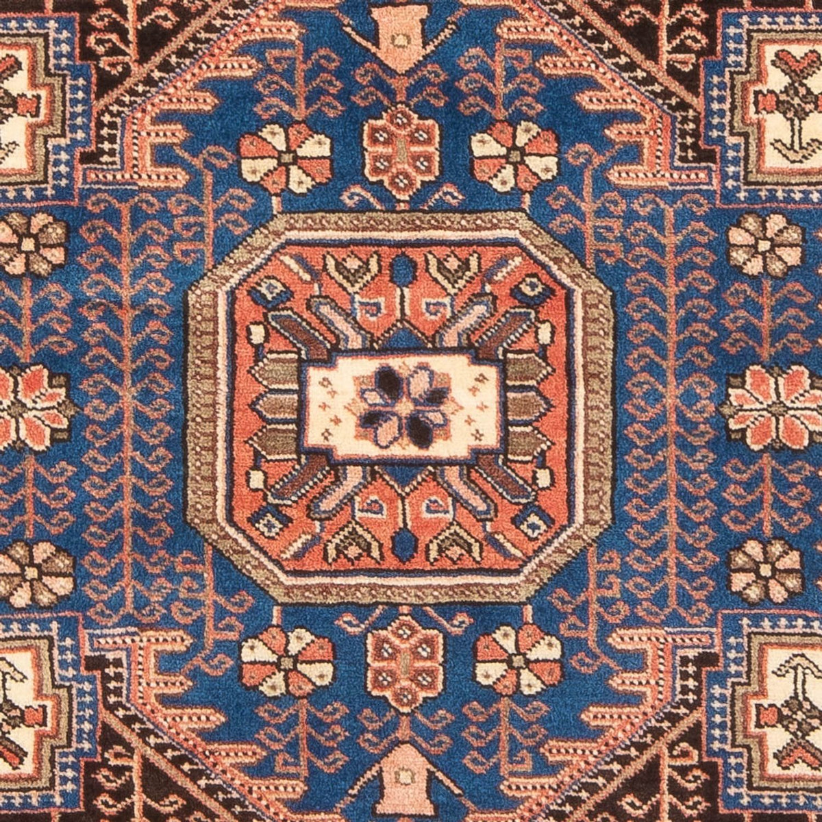 Alfombra persa - Nómada - 200 x 146 cm - azul