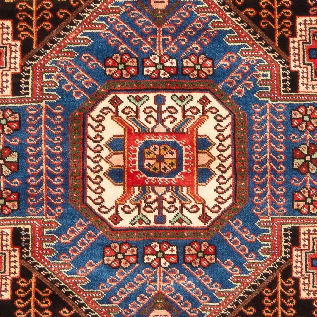 Alfombra persa - Nómada - 201 x 150 cm - azul