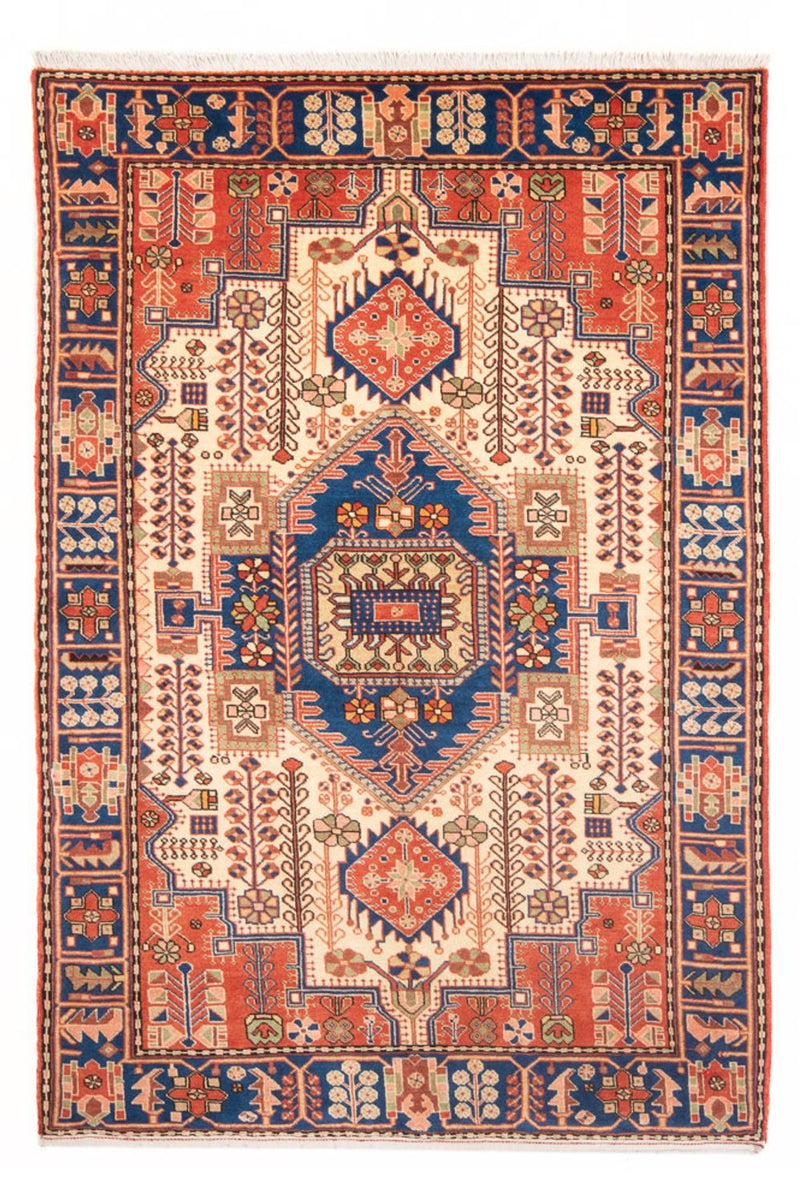 Alfombra persa - Nómada - 200 x 137 cm - beige claro