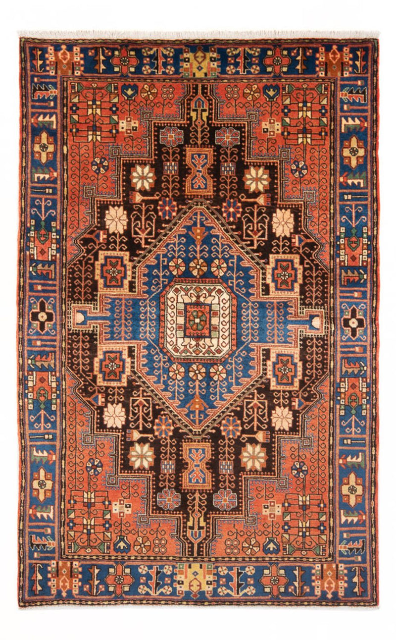 Alfombra persa - Nómada - 201 x 137 cm - azul