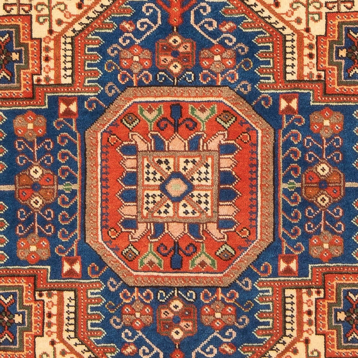 Alfombra persa - Nómada - 198 x 147 cm - beige claro