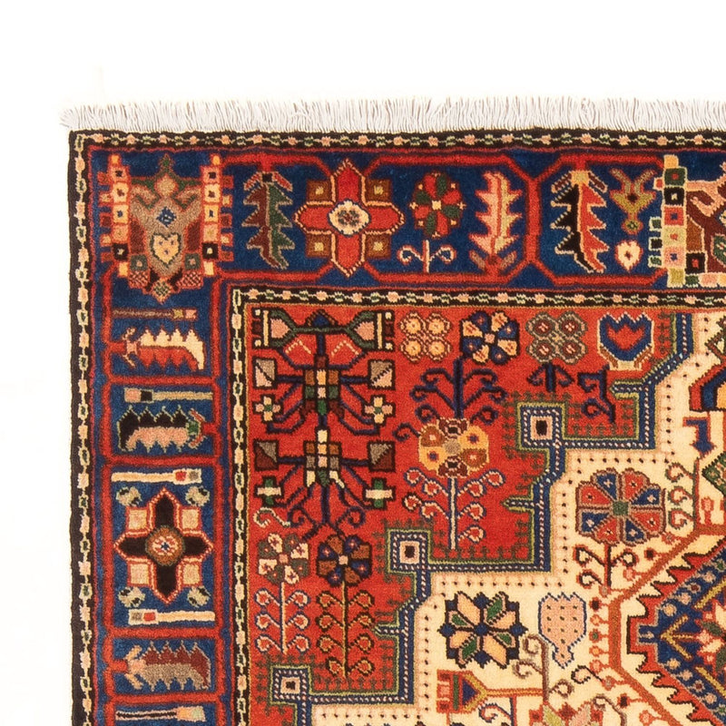 Alfombra persa - Nómada - 198 x 147 cm - beige claro