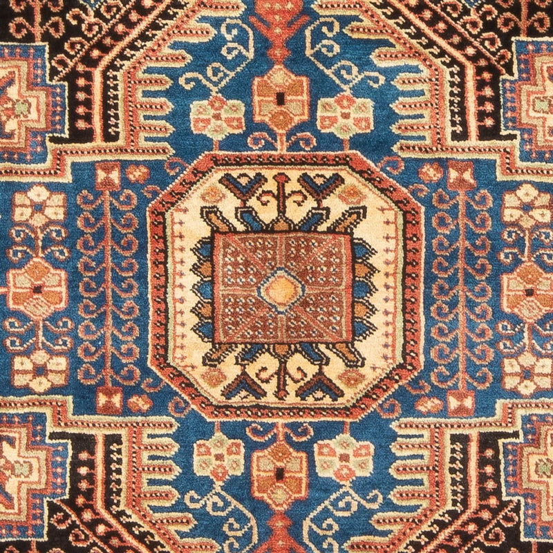 Alfombra persa - Nómada - 188 x 156 cm - azul oscuro
