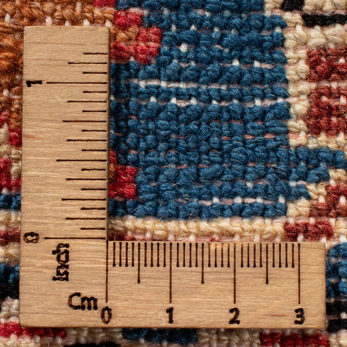 Alfombra persa - Nómada - 188 x 156 cm - azul oscuro