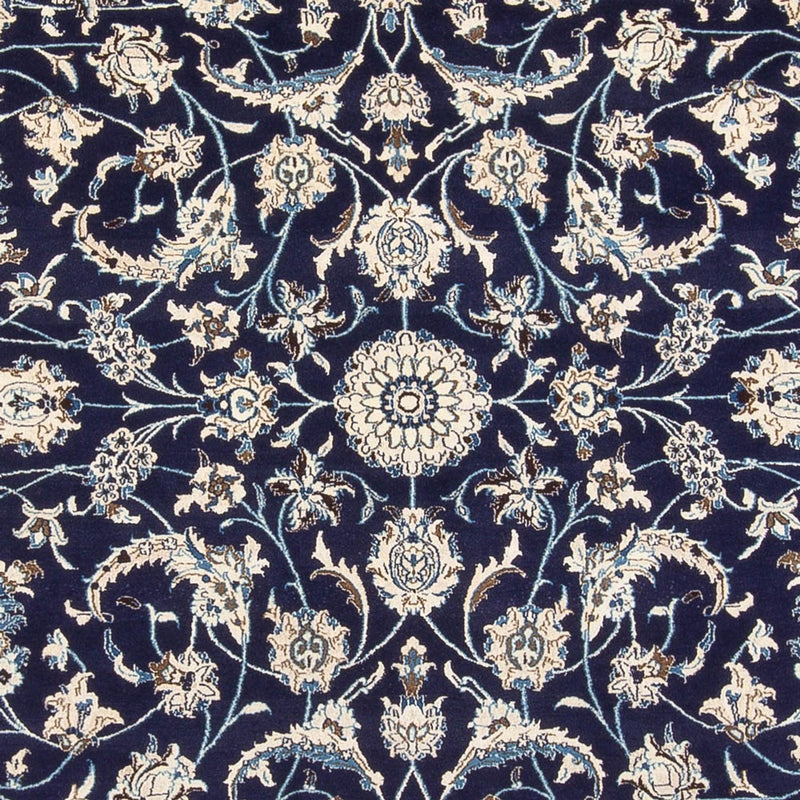 Alfombra persa - Nain - 405 x 292 cm - azul oscuro