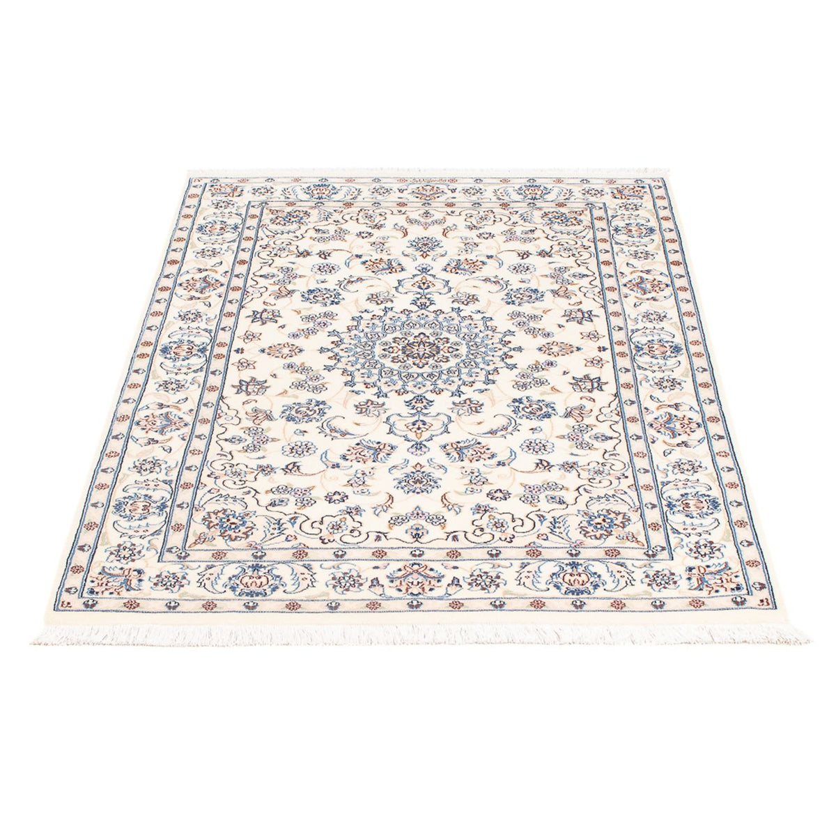 Alfombra Persa - Nain - Prima - 128 x 82 cm - crema