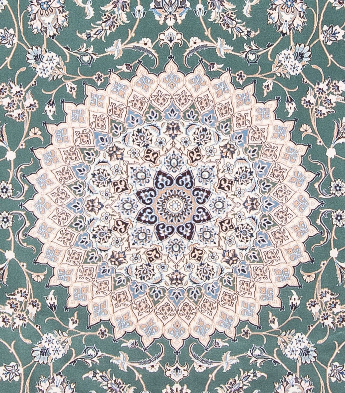 Alfombra Persa - Nain - Prima - 260 x 255 cm - verde