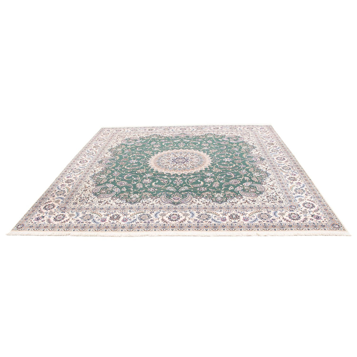 Alfombra Persa - Nain - Prima - 260 x 255 cm - verde