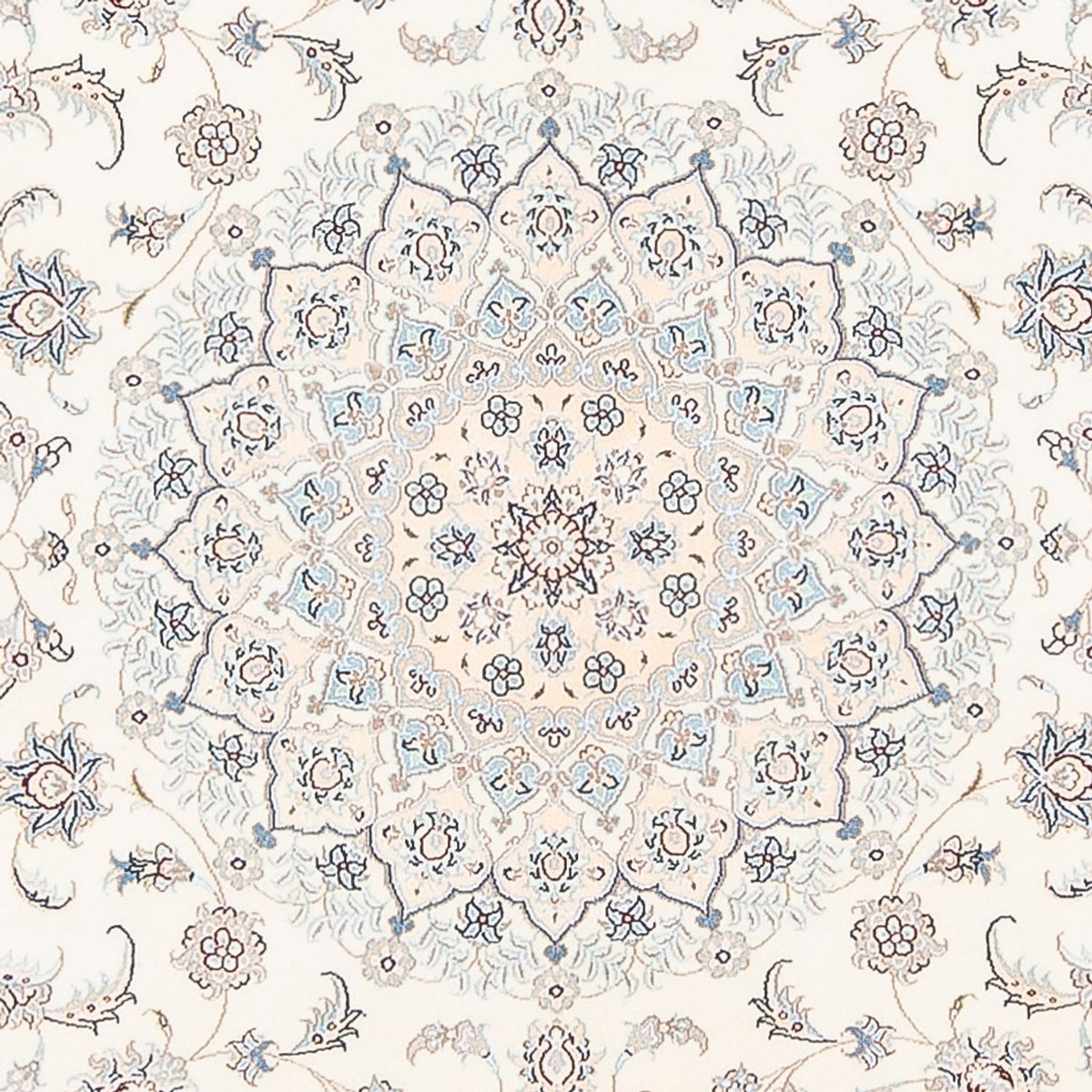 Alfombra Persa - Nain - Prima - 206 x 155 cm - crema