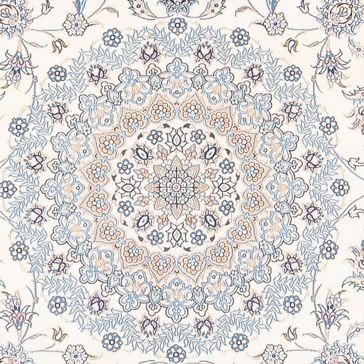 Alfombra Persa - Nain - Prima - 236 x 169 cm - azul claro