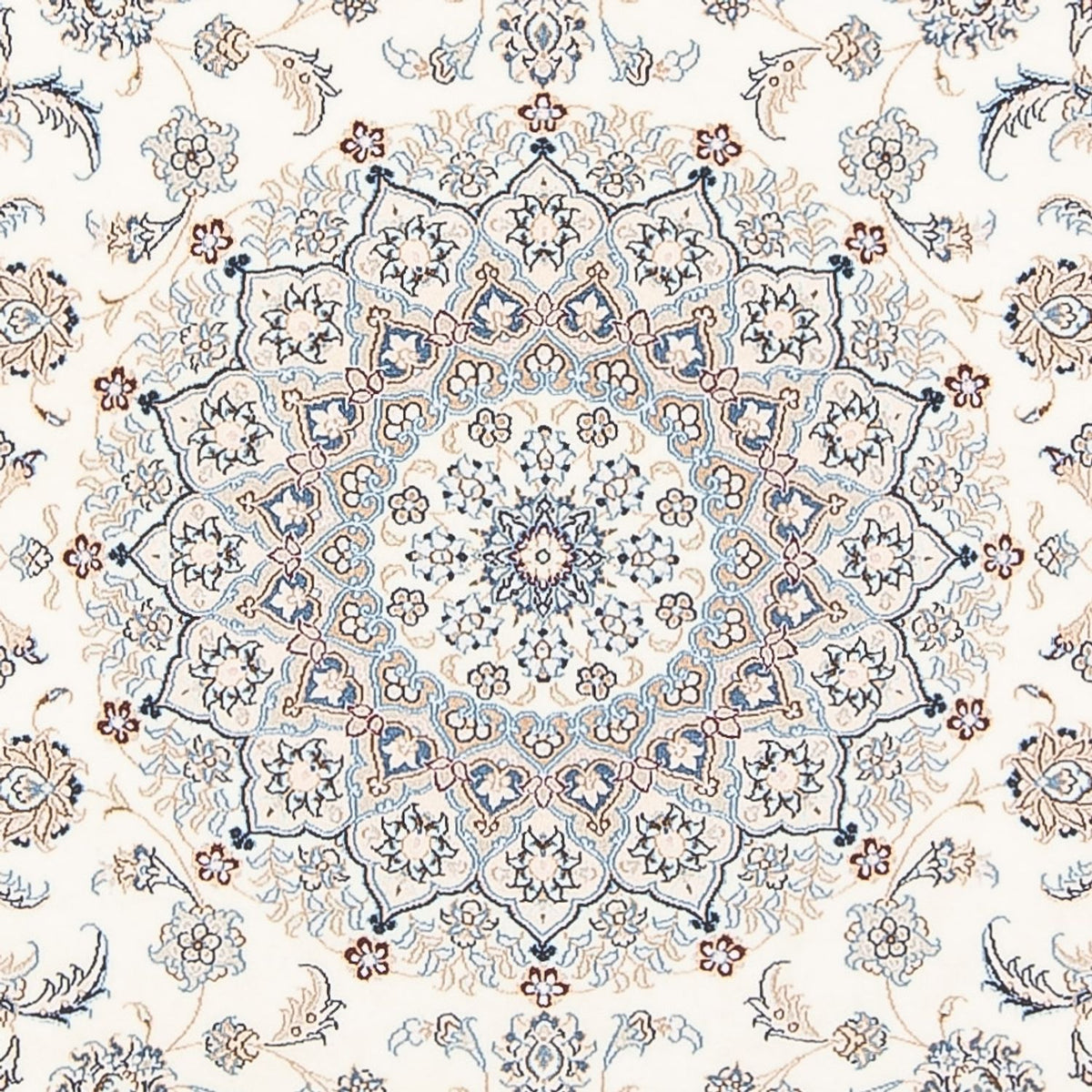 Alfombra Persa - Nain - Prima - 206 x 150 cm - crema
