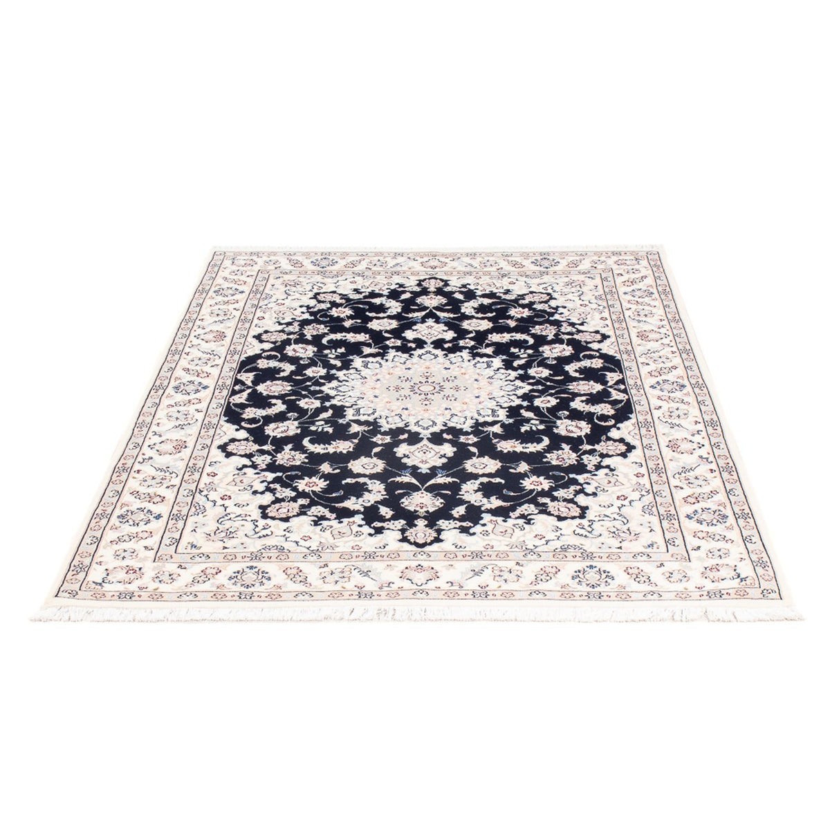 Alfombra Persa - Nain - Prima - 164 x 108 cm - azul oscuro
