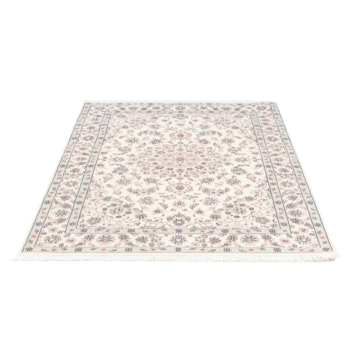 Alfombra Persa - Nain - Prima - 162 x 110 cm - azul claro