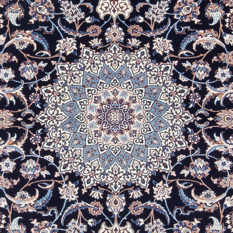 Alfombra Persa - Nain - Prima - 273 x 184 cm - azul oscuro