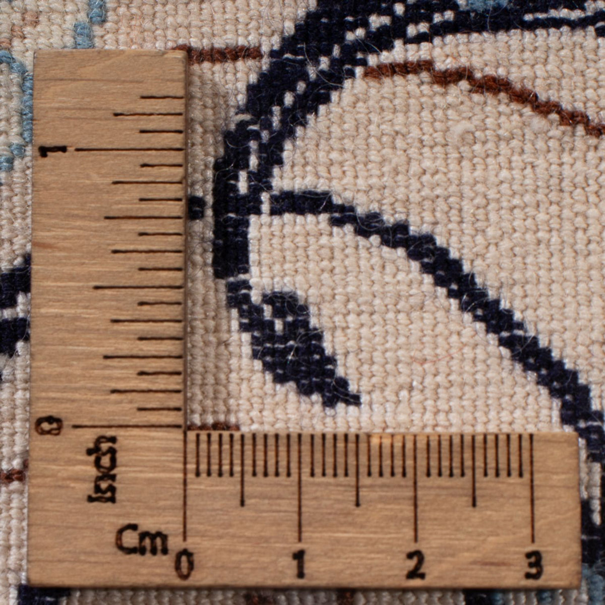 Alfombra Persa - Nain - Prima - 273 x 184 cm - azul oscuro