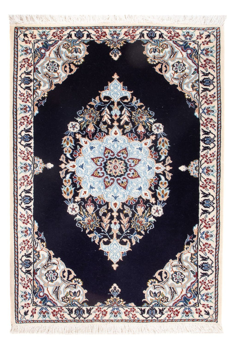 Alfombra Persa - Nain - Prima - 75 x 50 cm - azul claro